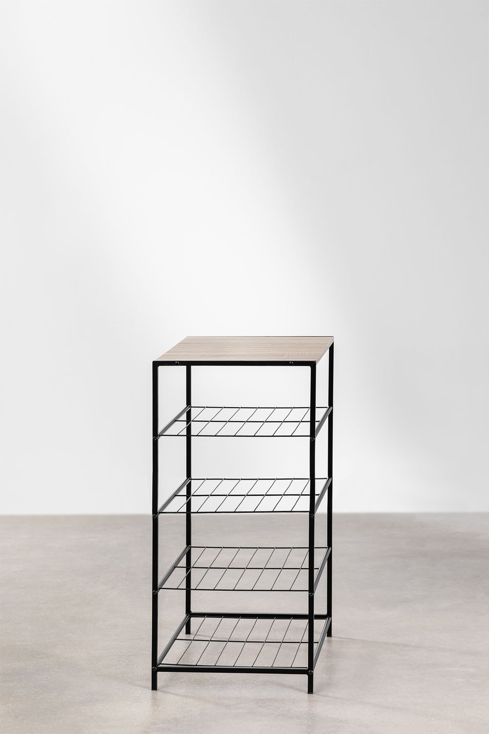 Schoenenkast van hout en ijzer Baxter, galerij beeld 3