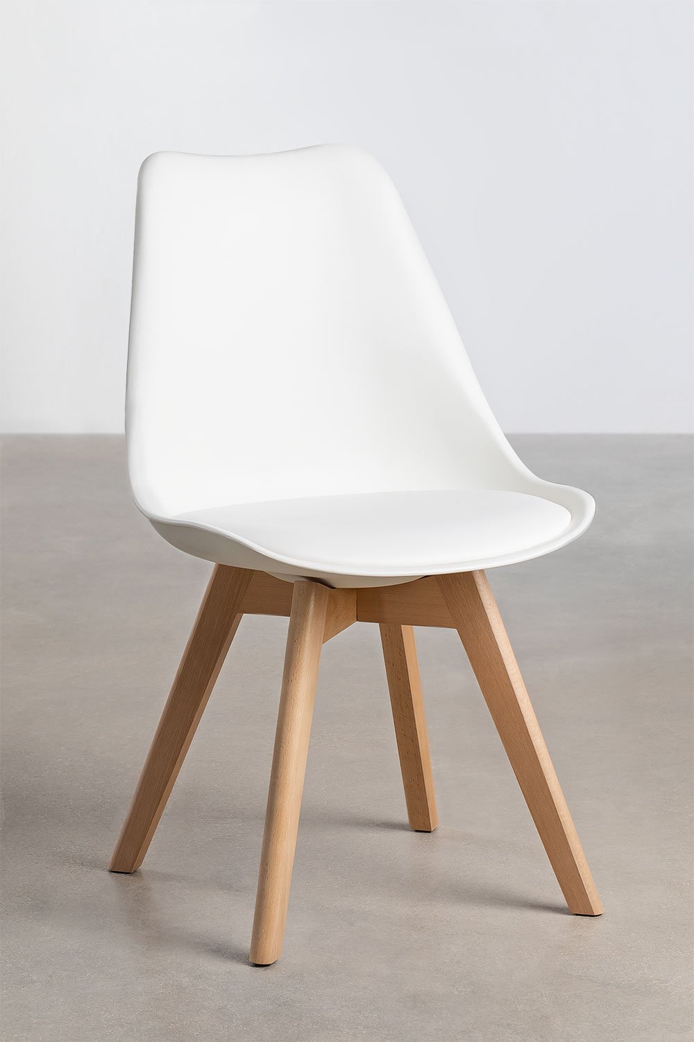 Set van 2 Scandinavische eetkamerstoelen    , galerij beeld 1