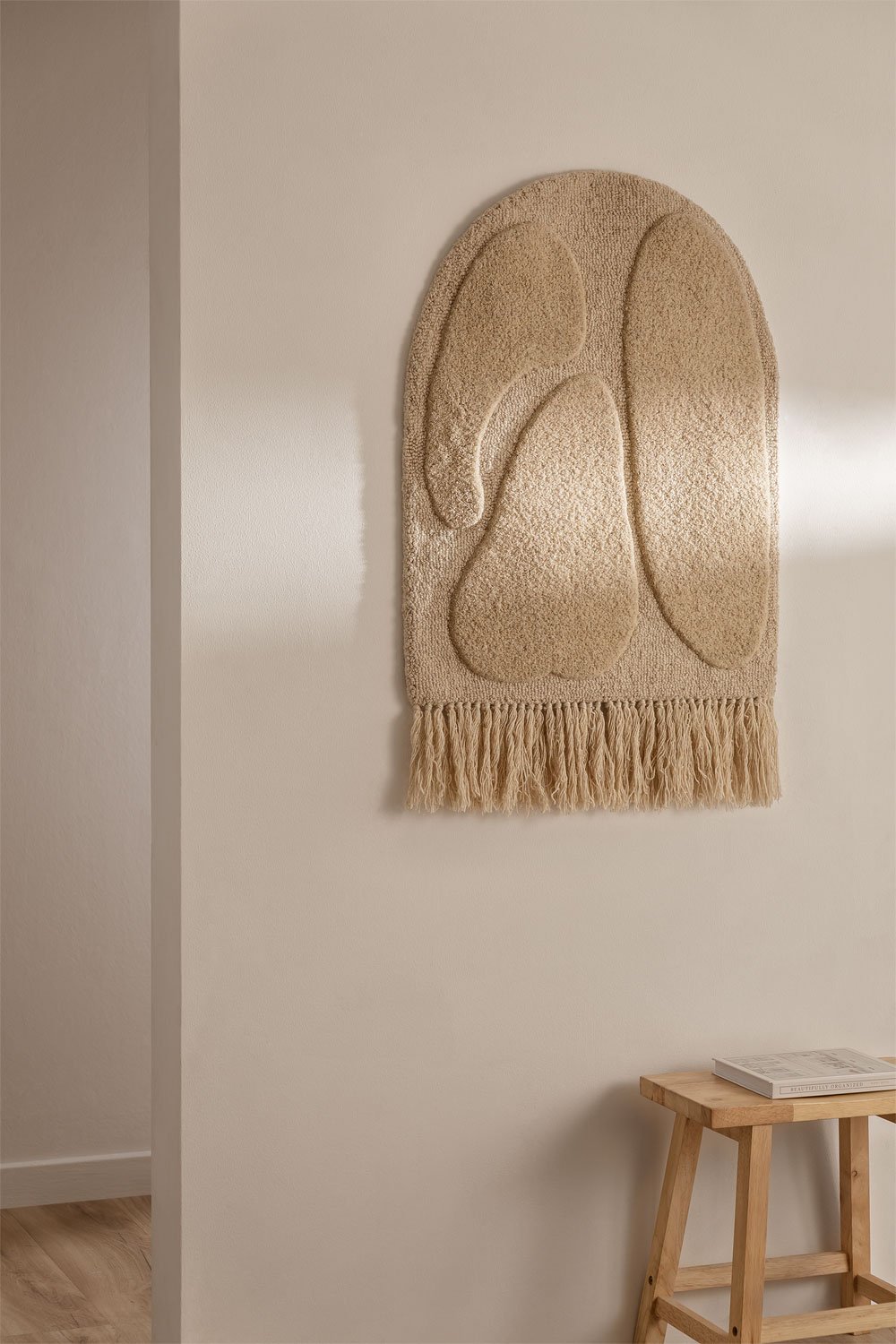 Decoratief wandtapijt in wol Ramses, galerij beeld 1