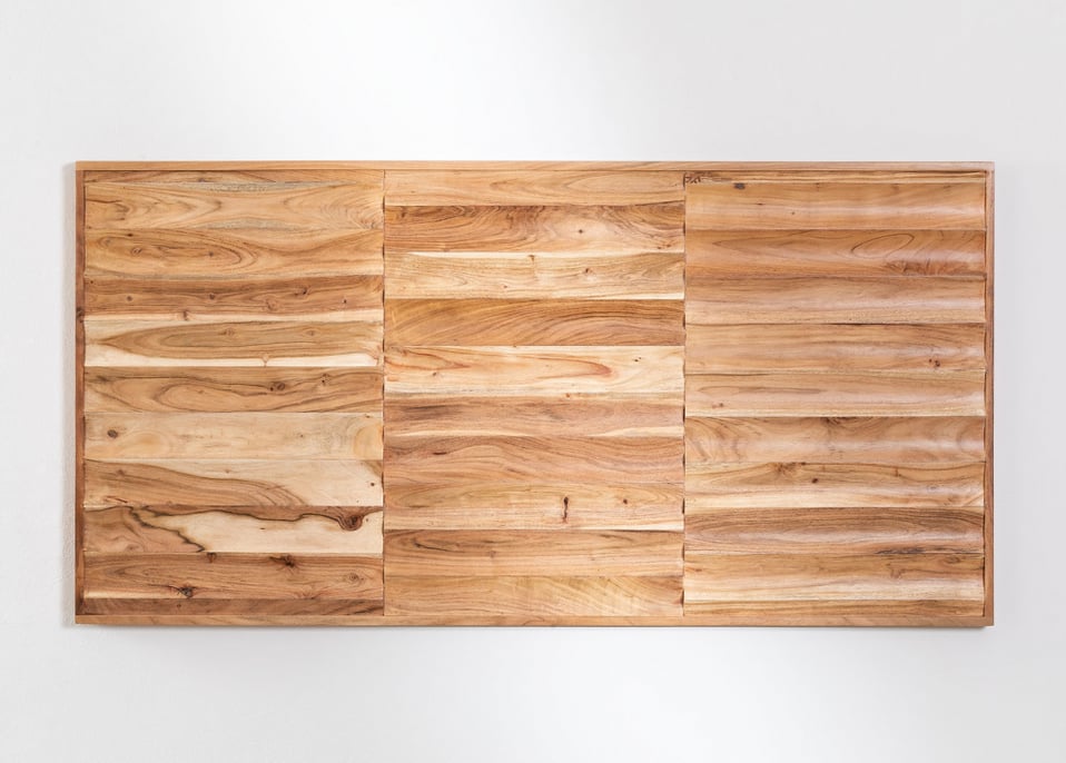 Hoofdbord voor bed van 150 cm in Acacia hout Petter