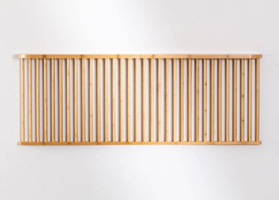 Hoofdbord van Bamboe voor bed van 150 cm Connery