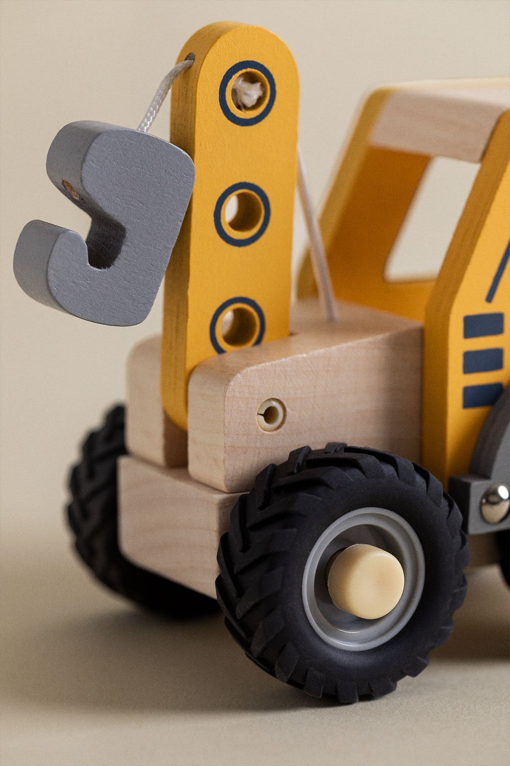 Gerald Kids houten hijskraan, galerij beeld 5