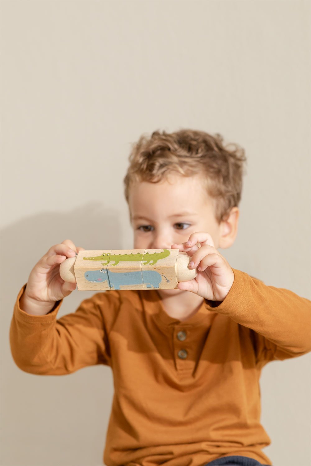 Roterende houten puzzel met geluid Rolet Kids, galerij beeld 1