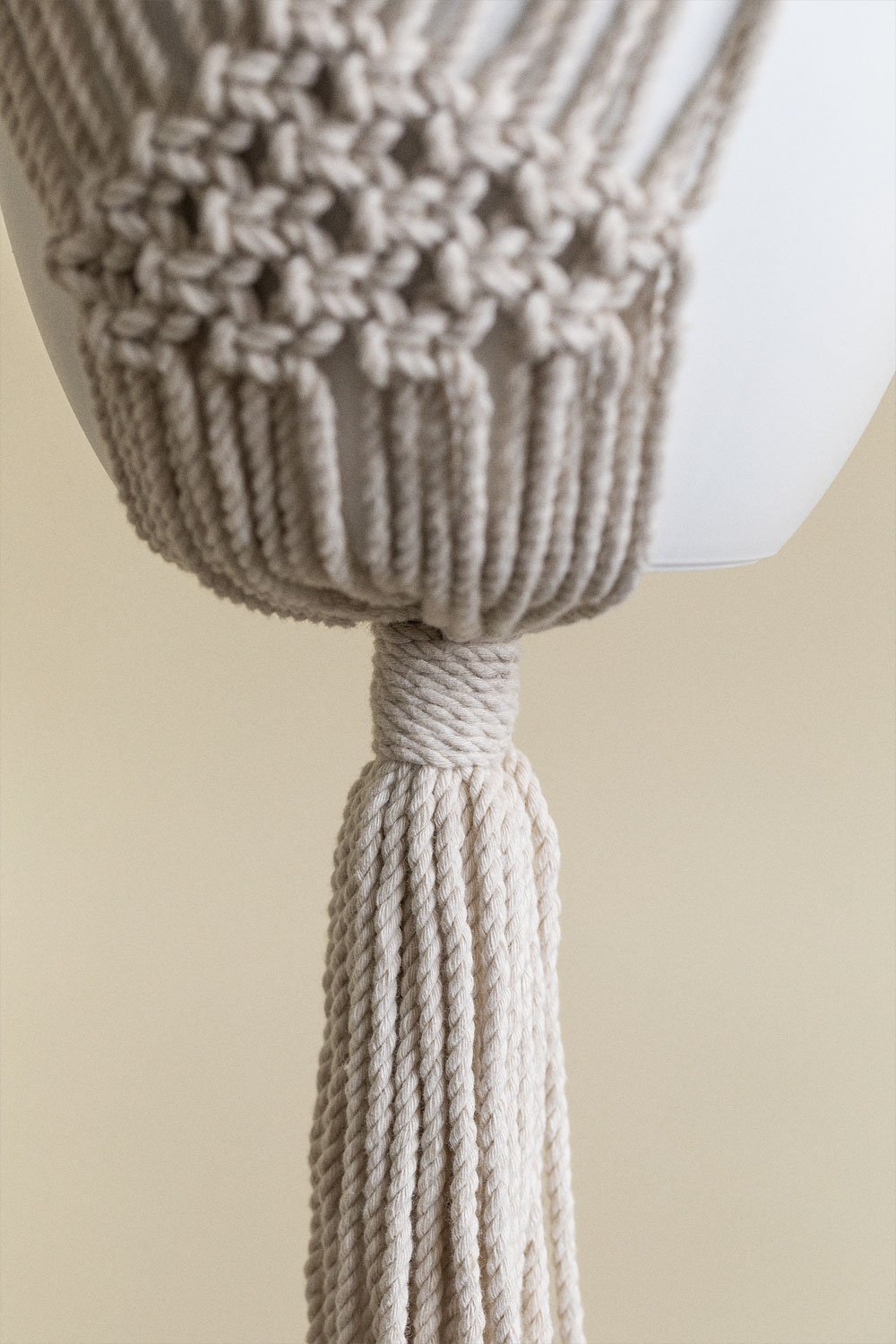 Deyoces hangende macramé plantenbak , galerij beeld 4