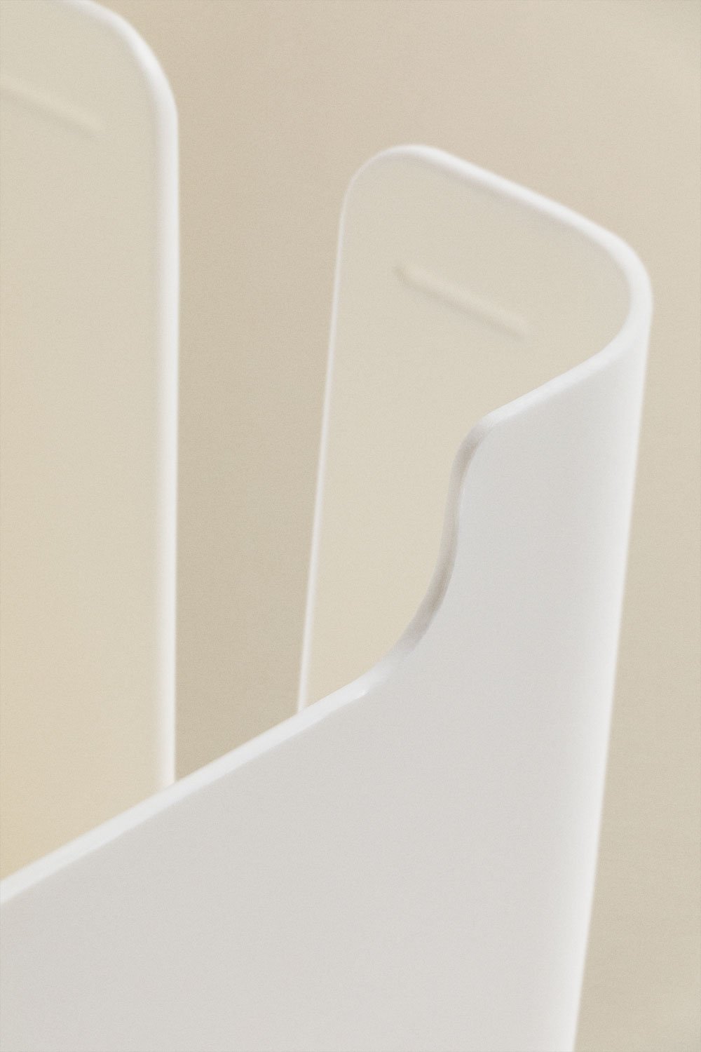 Kabelorganizer van polypropyleen en bamboehout Rolayn, galerij beeld 6