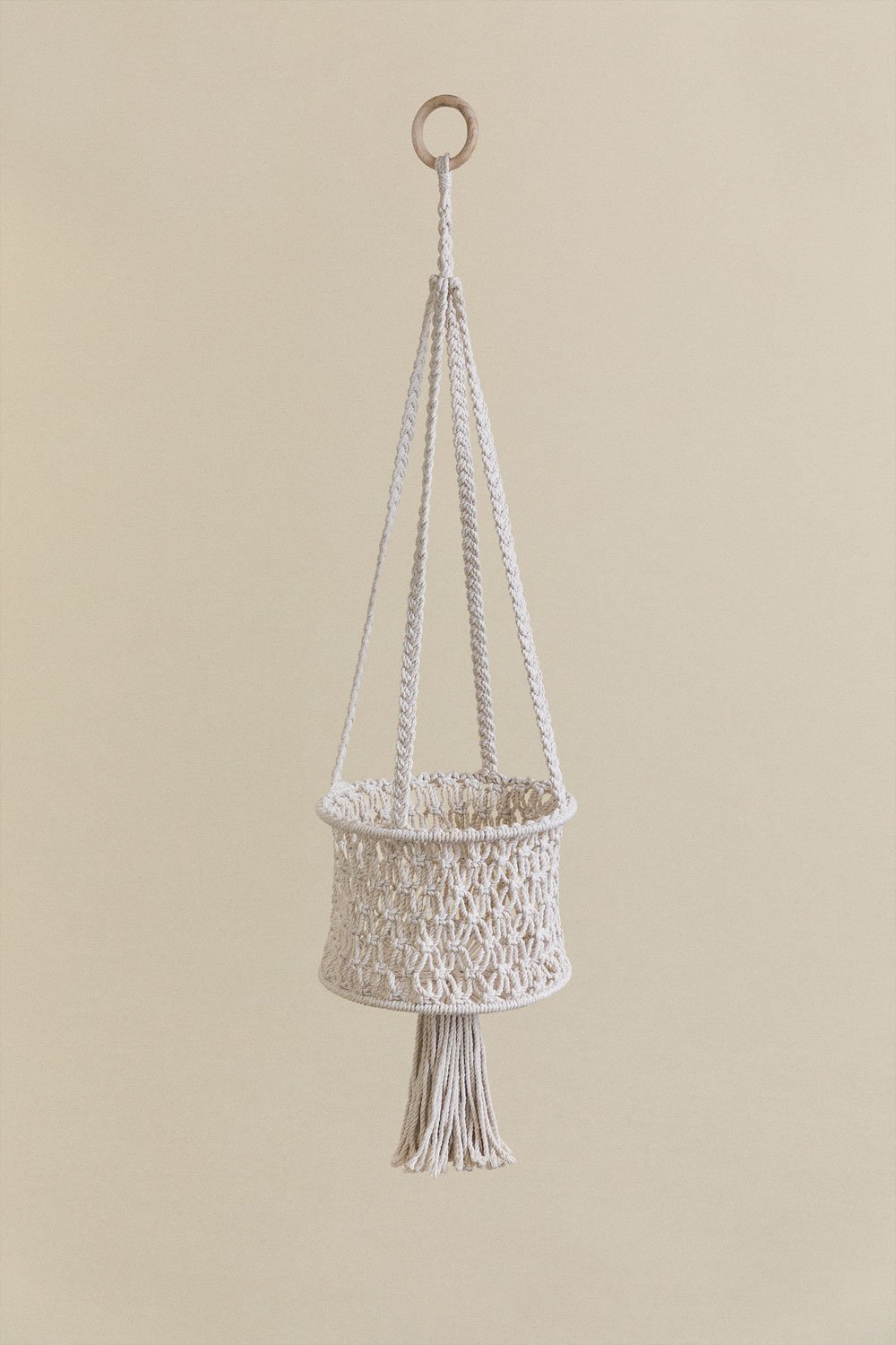 Macrame hangende plantenbak Mitridas, galerij beeld 2