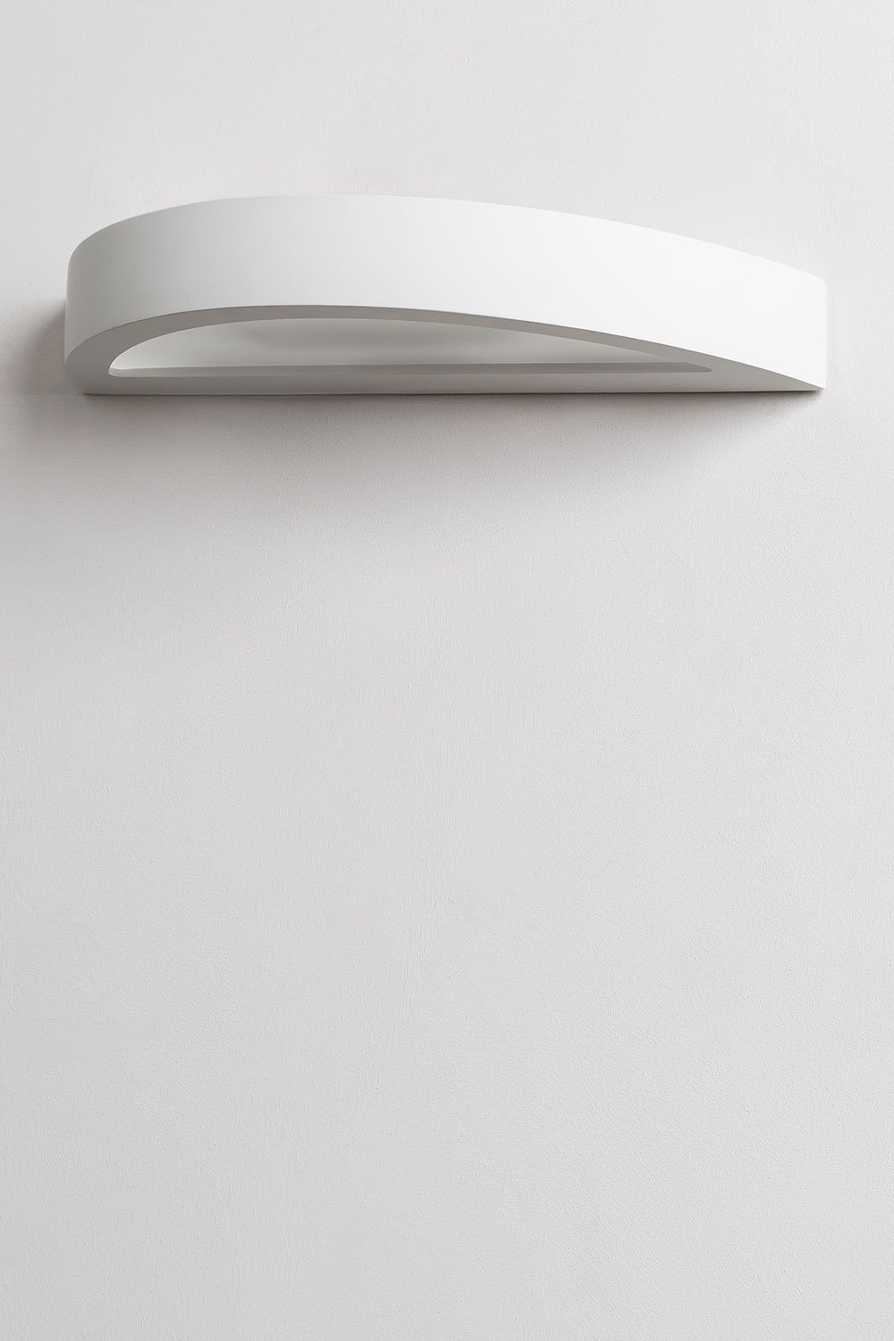 LED-wandlamp in gips Bertina, galerij beeld 3