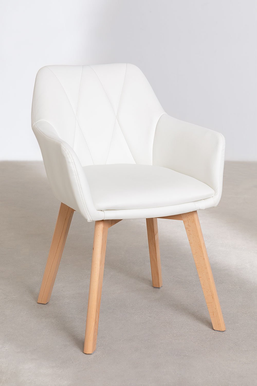 Set van 2 Marh gestoffeerde eetkamerstoelen, galerij beeld 4