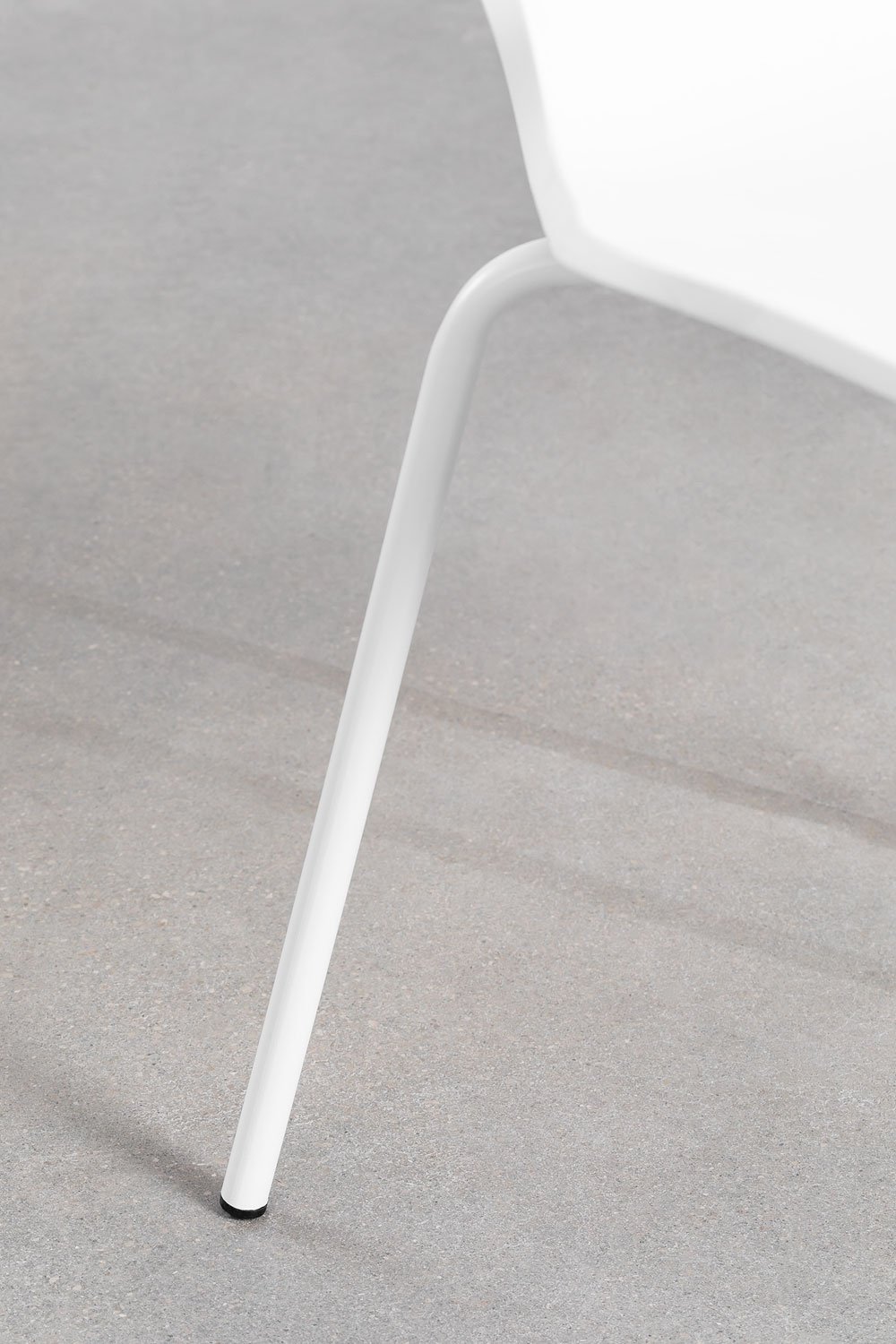 Set van 2 stapelbare eetkamerstoelen in polypropyleen en ijzer Uit Colors, galerij beeld 7