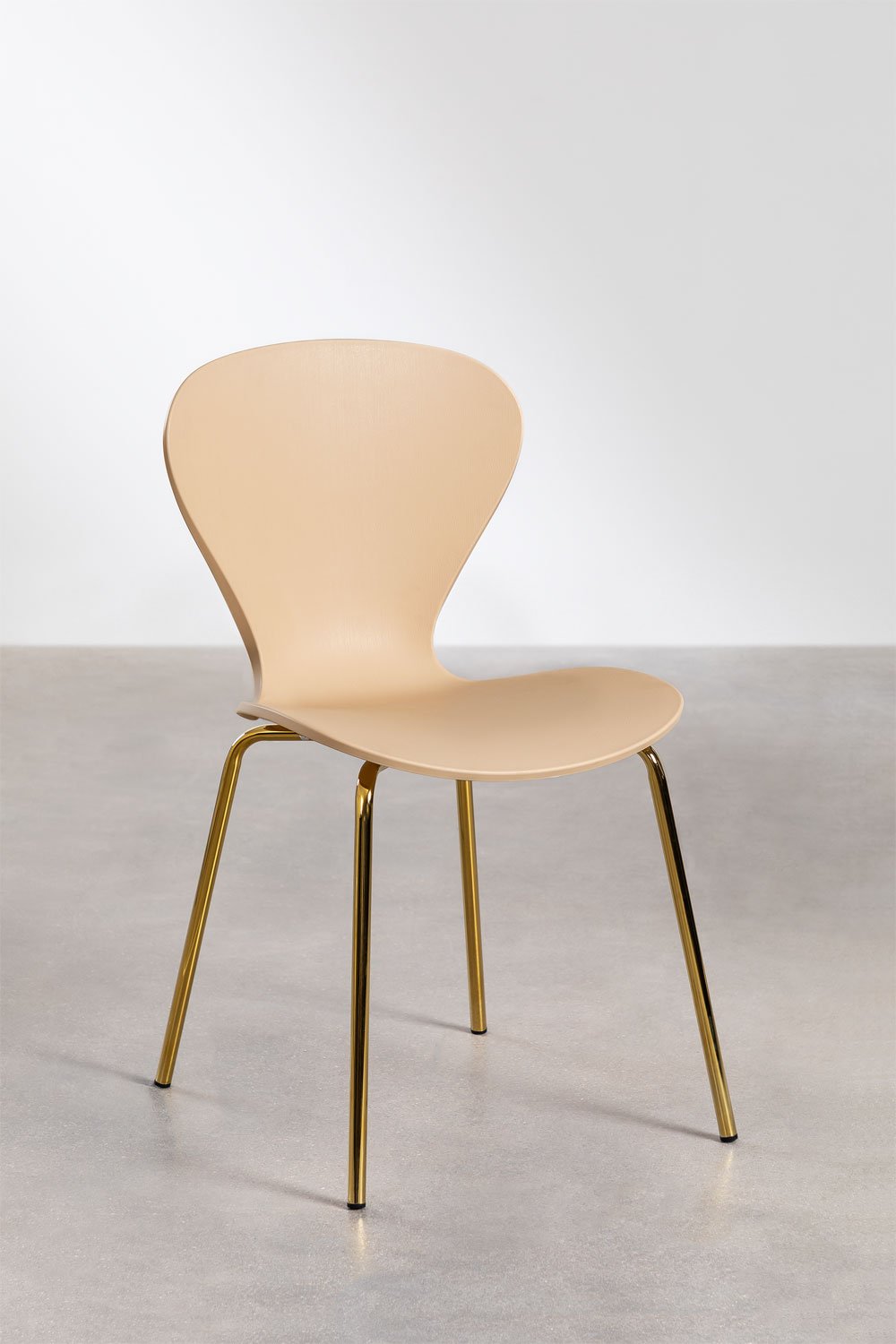 Set van 2 stapelbare eetkamerstoelen Uit, galerij beeld 1