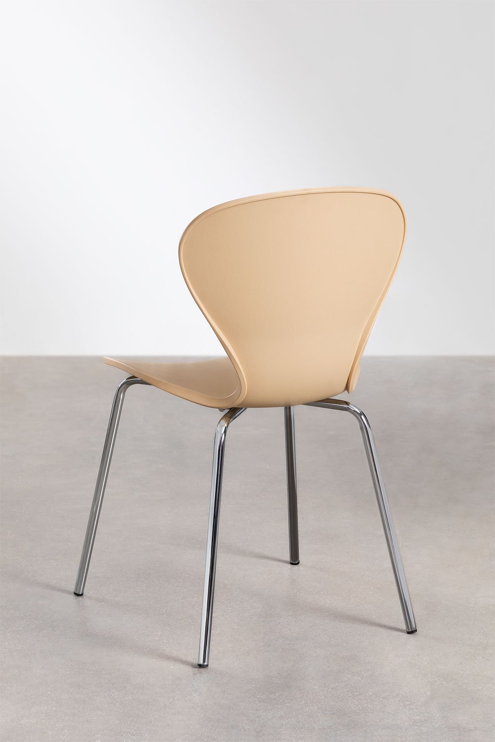 Set van 4 stapelbare eetkamerstoelen Uit, galerij beeld 3