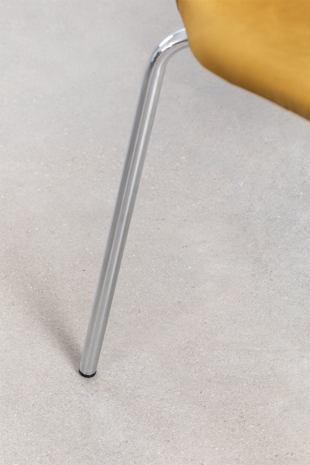 Stapelfauteuil in fluweel Uit, galerij beeld 6