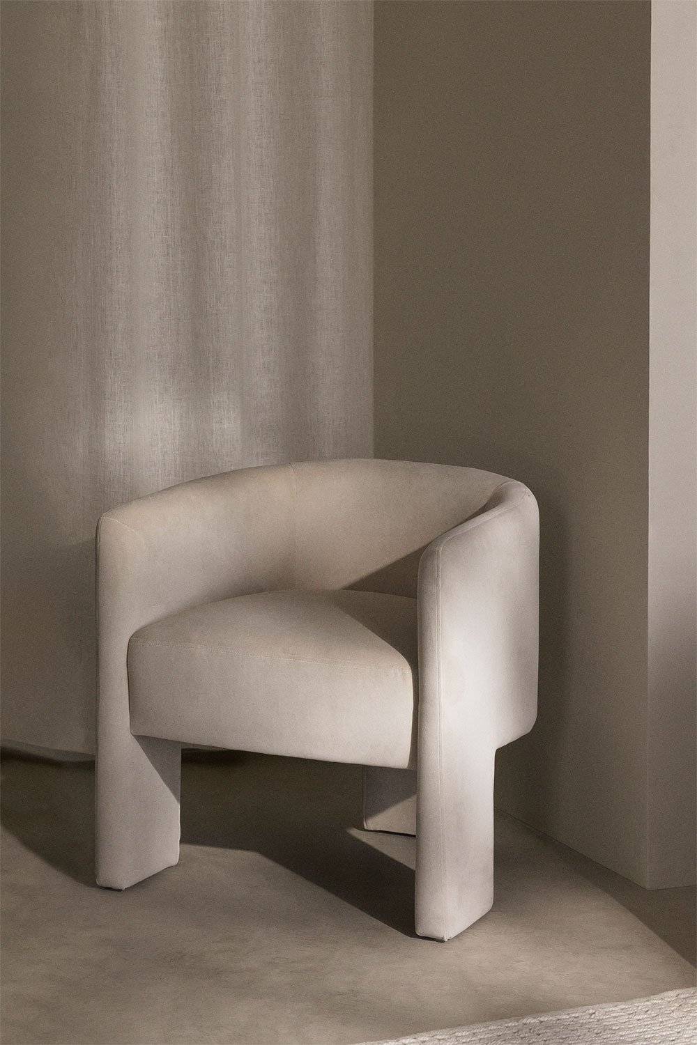 Fluwelen fauteuil Xastru , galerij beeld 1