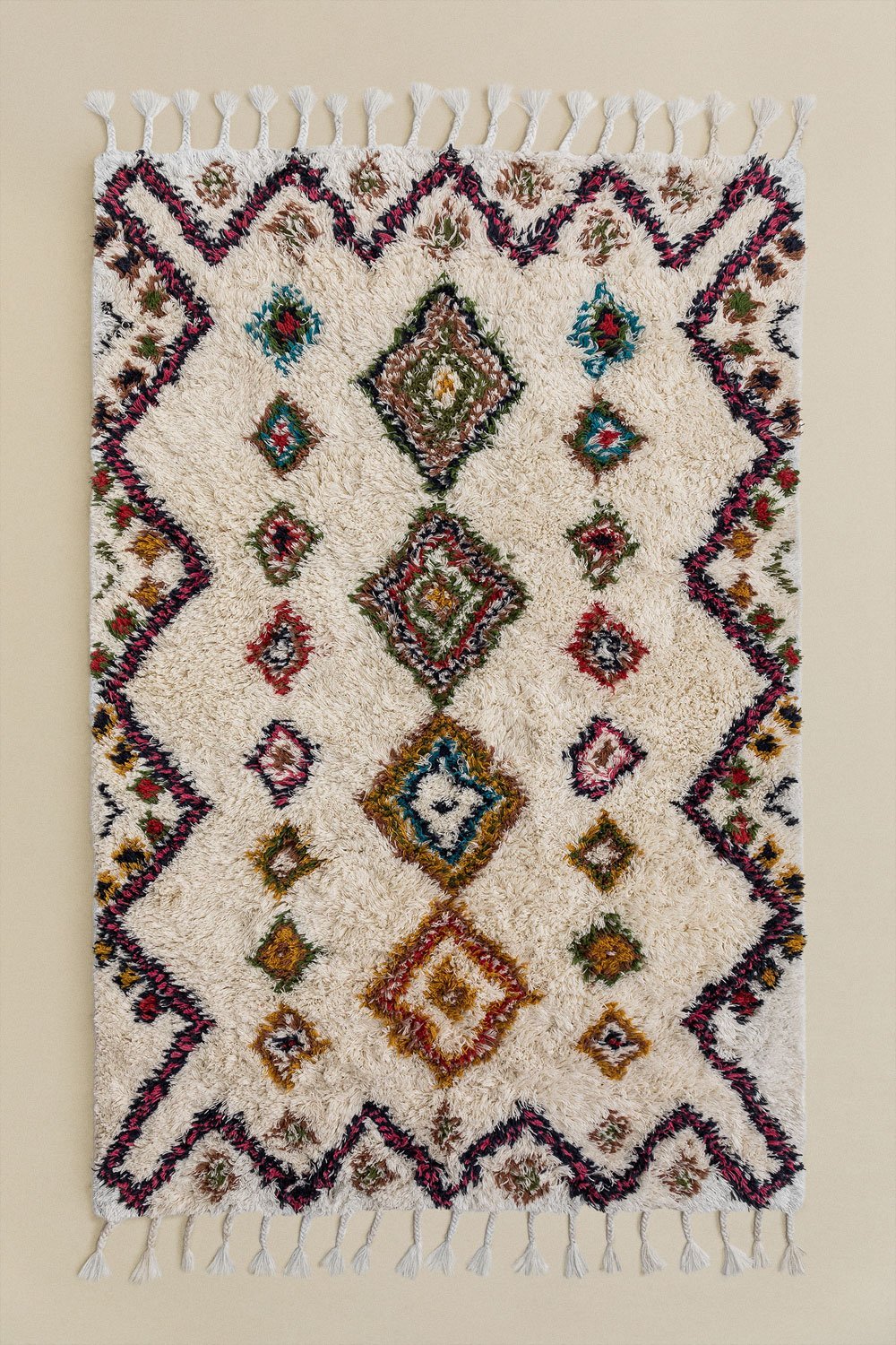 Vloerkleed van wol en katoen (280x165 cm) Mesty, galerij beeld 1