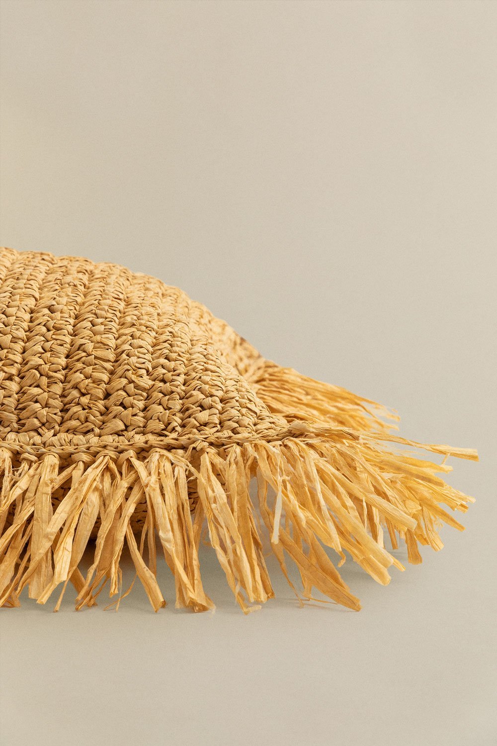 Gevlochten Raffia Kussen (30x50 cm) Doncka, galerij beeld 3