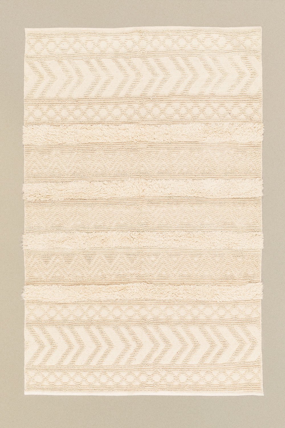 Vloerkleed van wol en katoen (255x164 cm) Lissi Style, galerij beeld 1