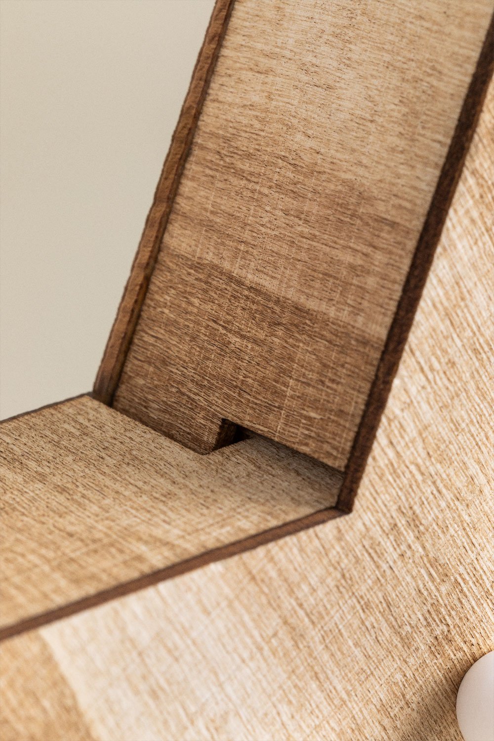 Houten ster met LED-verlichting Lliva, galerij beeld 5