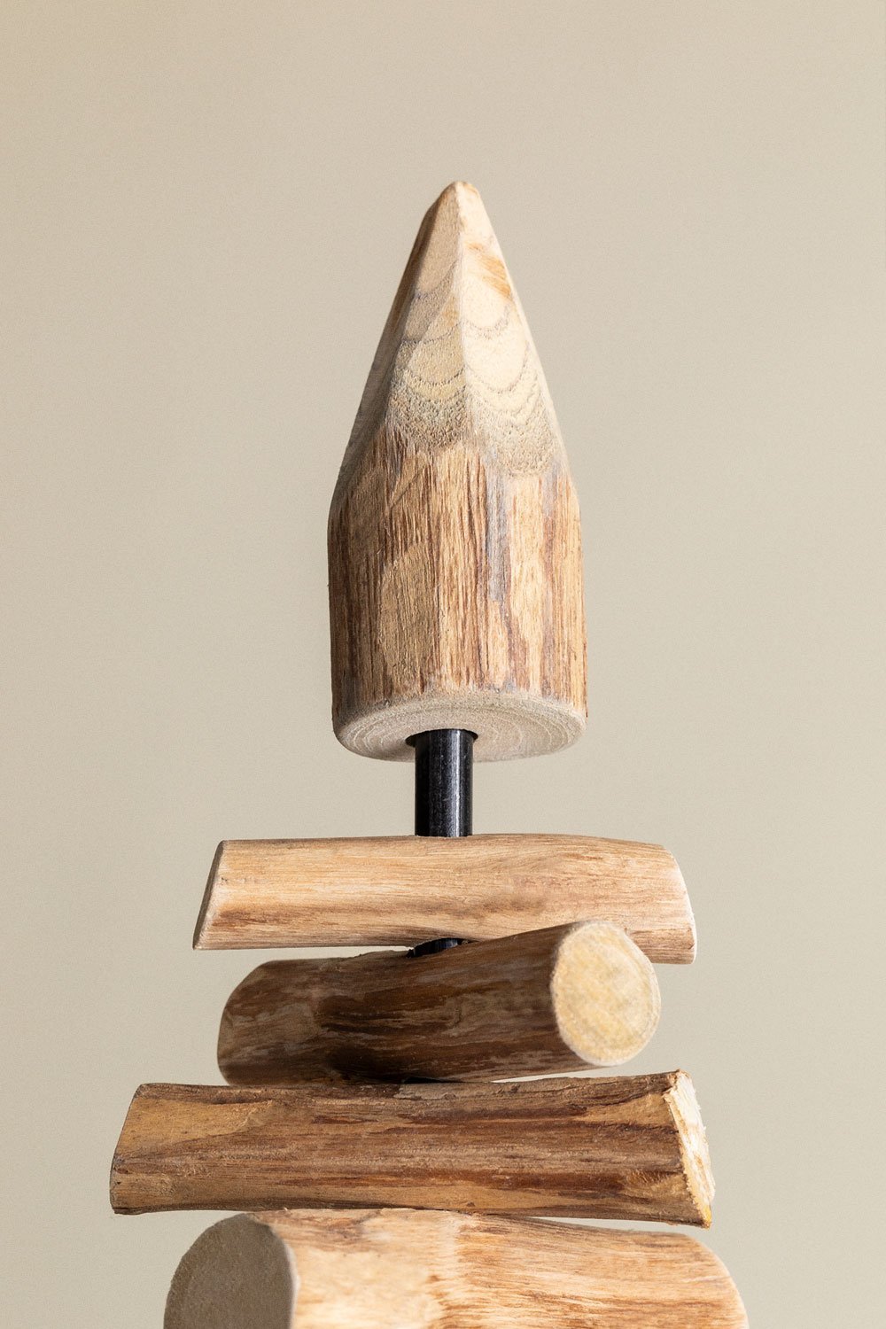 Jingle teak houten kerstboom, galerij beeld 3