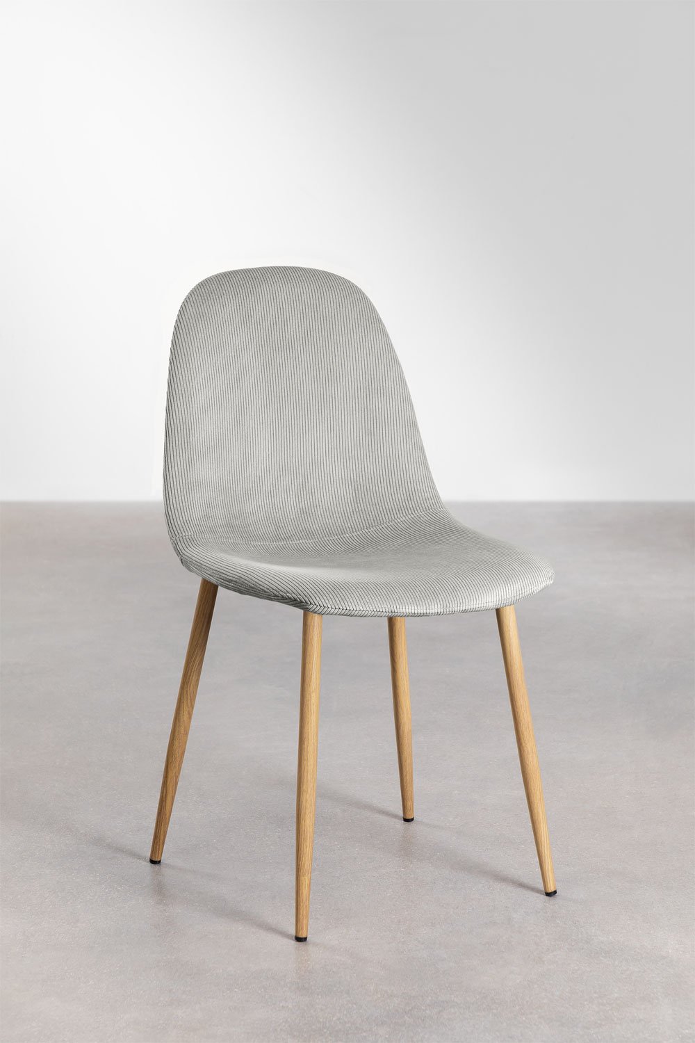 Pak 2 eetkamerstoelen in Glamm corduroy, galerij beeld 2