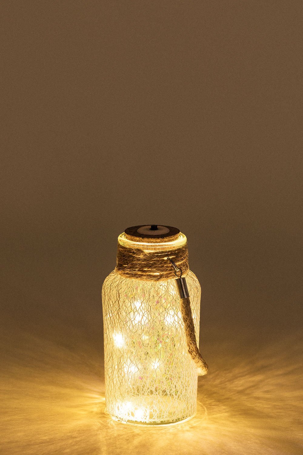 Glazen pot met LED-verlichting Gada, galerij beeld 1