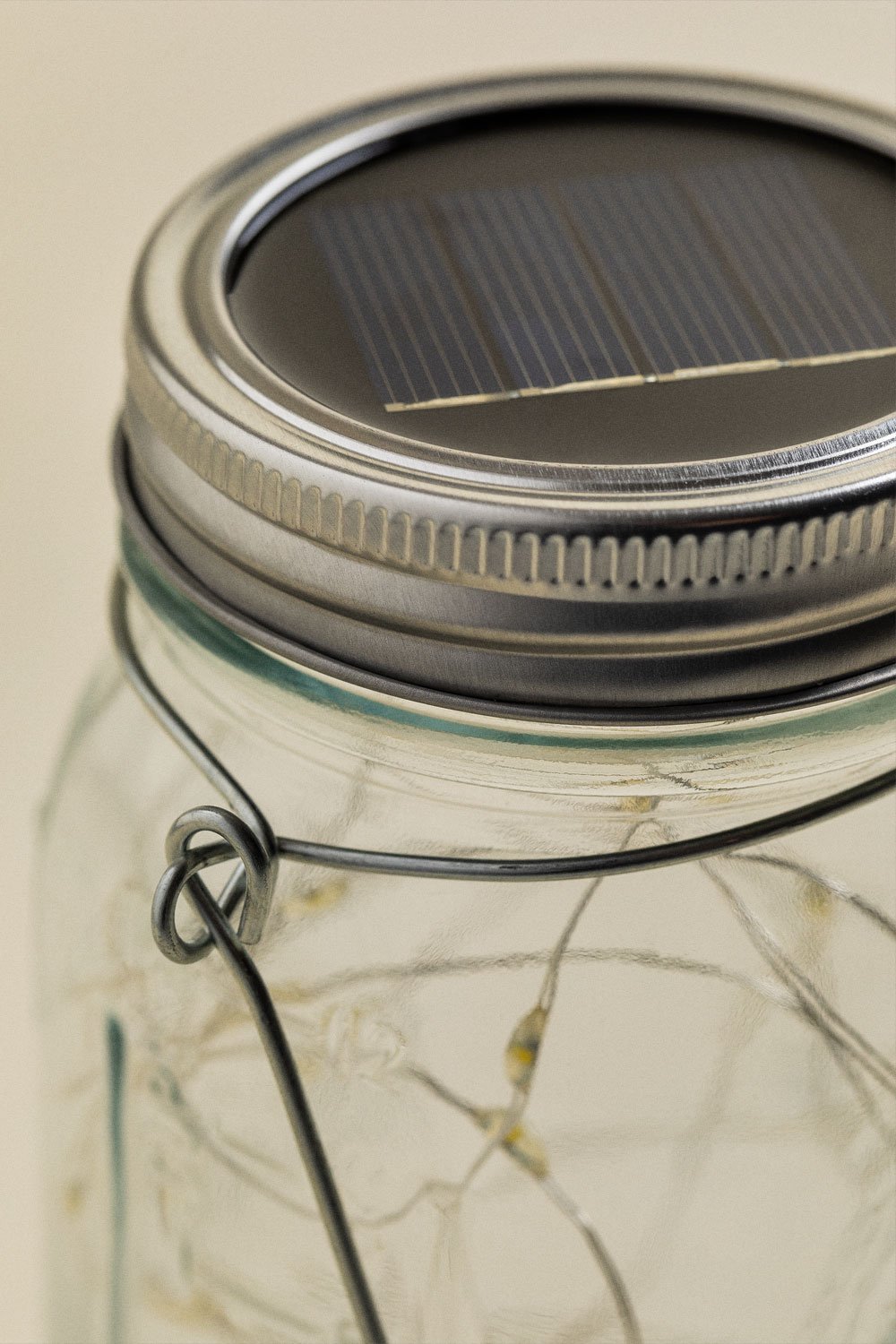 Glazen pot op zonne-energie met Zol LED-slinger  , galerij beeld 5