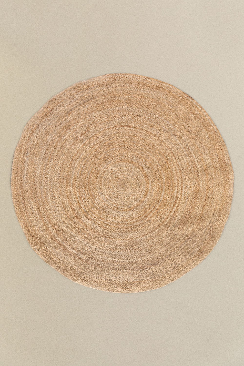 Jute vloerkleed rond (Ø145 cm) Neferet, galerij beeld 1