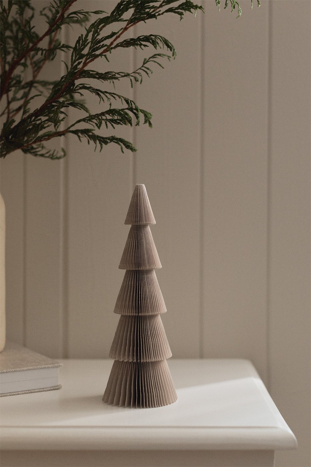 Set van 3 kerstbomen in papier Jesper, galerij beeld 1