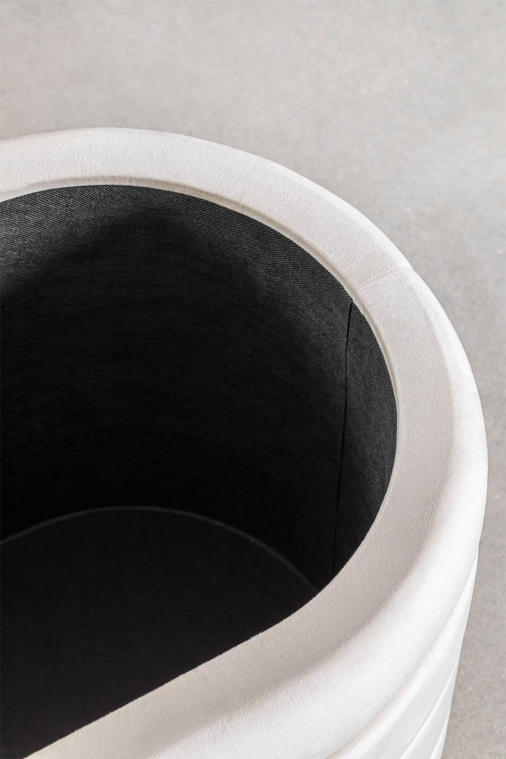 Bank met opbergruimte 80 cm in Bradford fluweel, galerij beeld 4