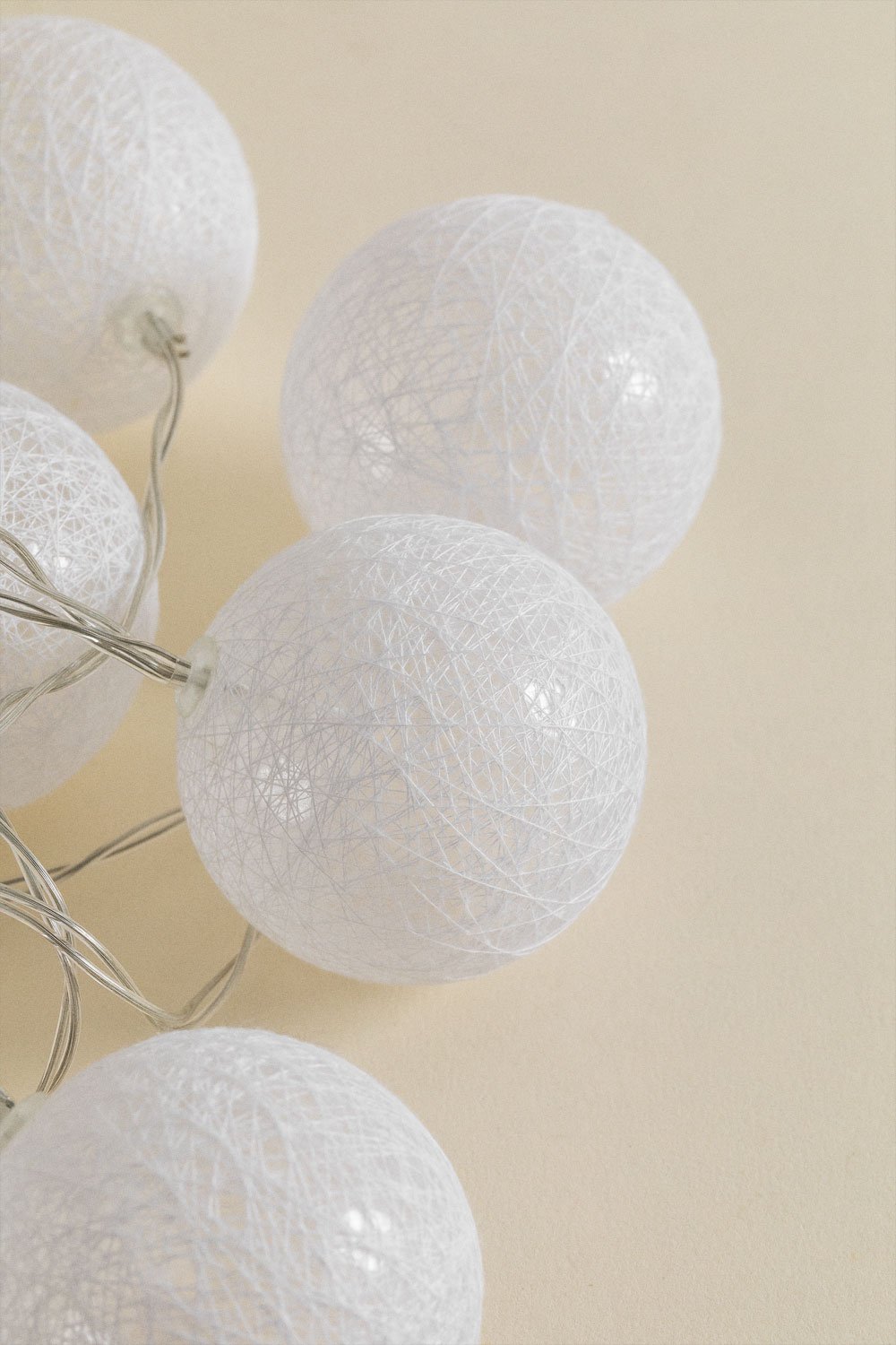 Decoratieve slinger met witte LED-lichten Adda, galerij beeld 6