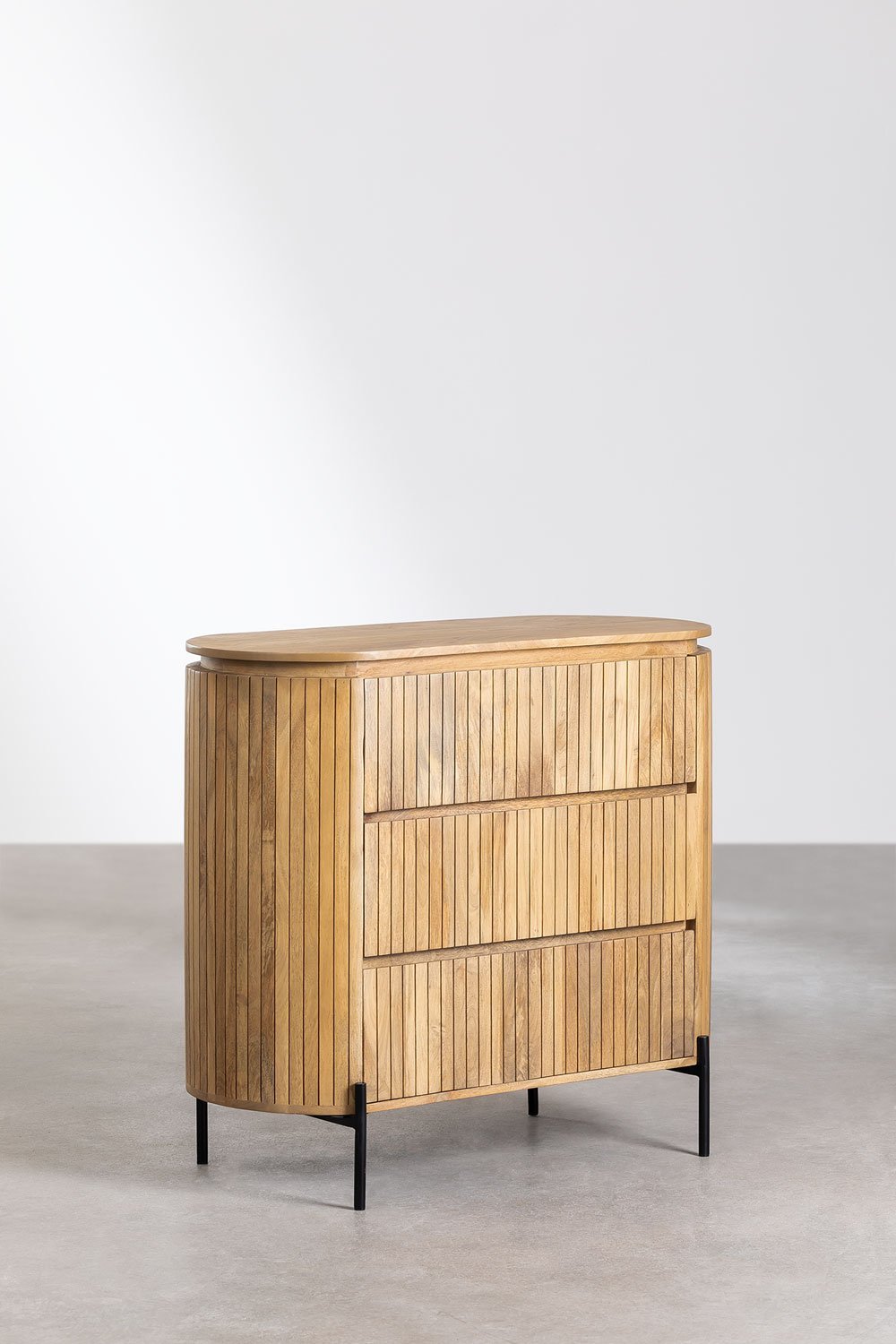 Analis mangohouten ladekast, galerij beeld 3