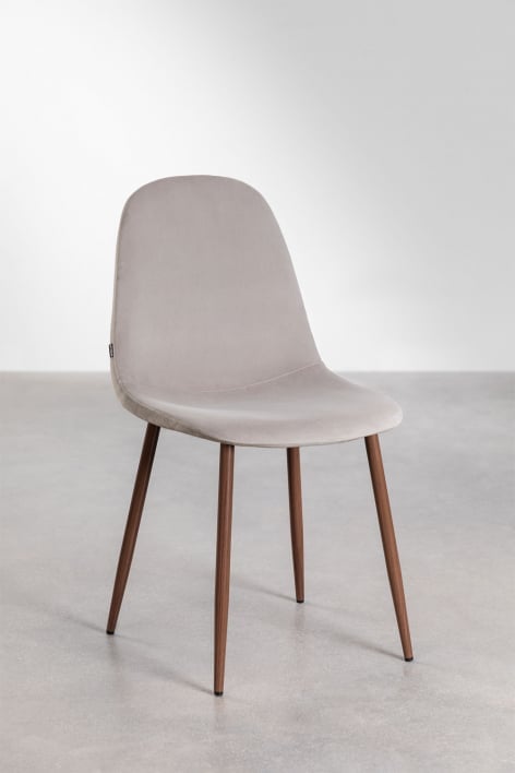 Pak 2 Glamm fluwelen eetkamerstoelen