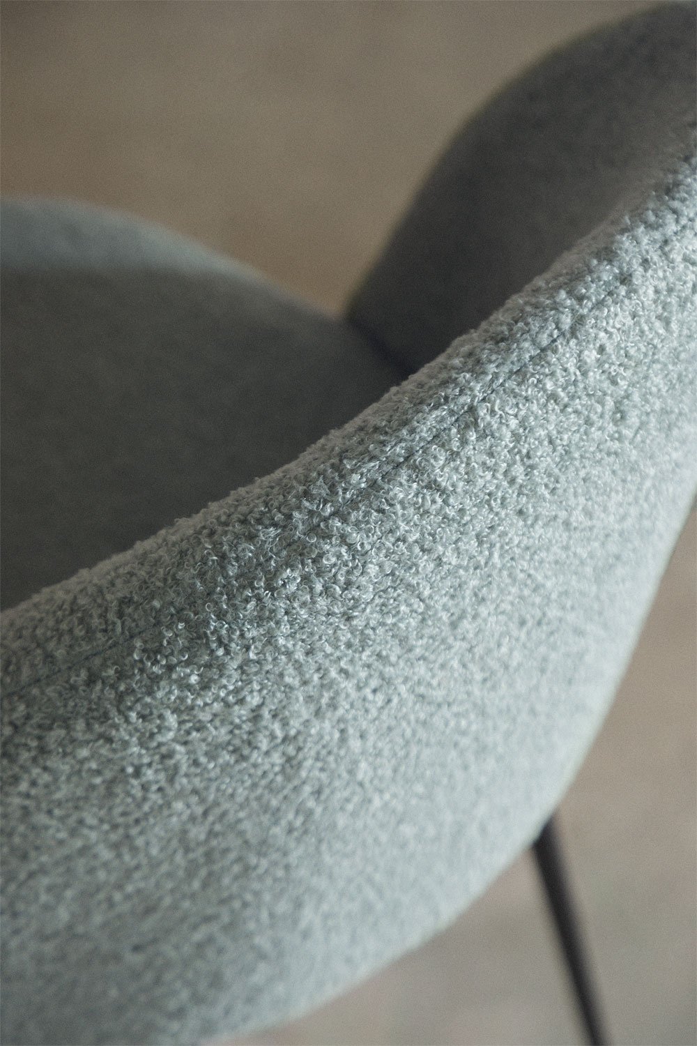 Set van 4 Chenille eetkamerstoelen Kana Design, galerij beeld 2