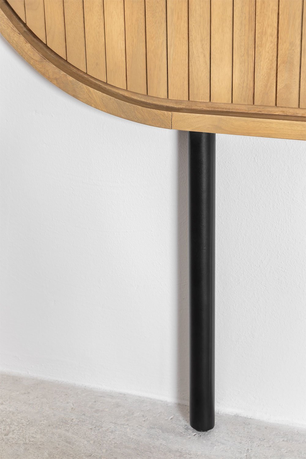 Hoofdbord voor bed van 150 cm in Analis mangohout   , galerij beeld 4