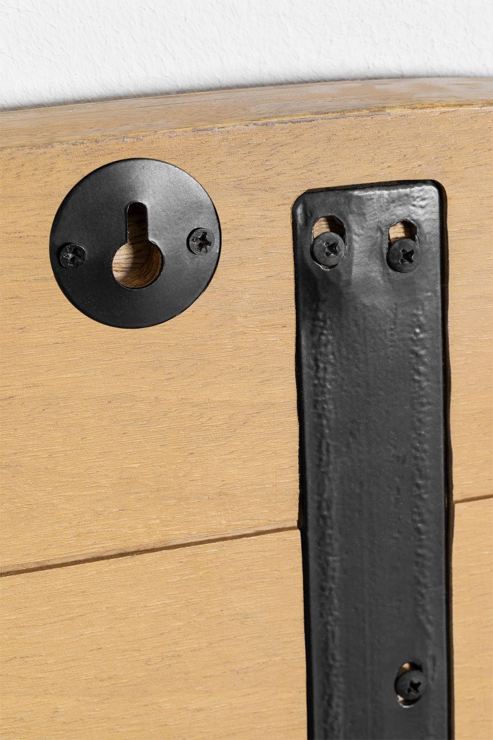 Hoofdbord voor bed van 150 cm in Analis mangohout   , galerij beeld 7