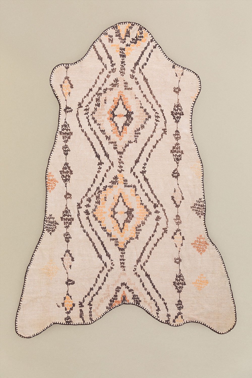 Katoenen chenille vloerkleed (202x148 cm) Zarec, galerij beeld 1