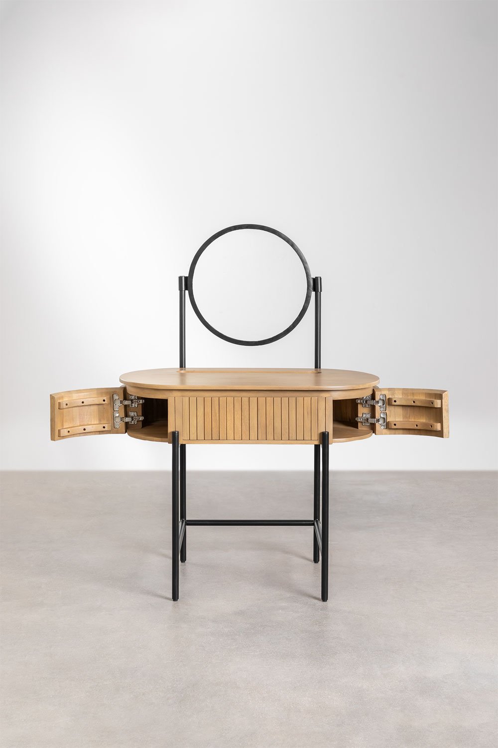 Mangohouten kaptafel Analis, galerij beeld 4