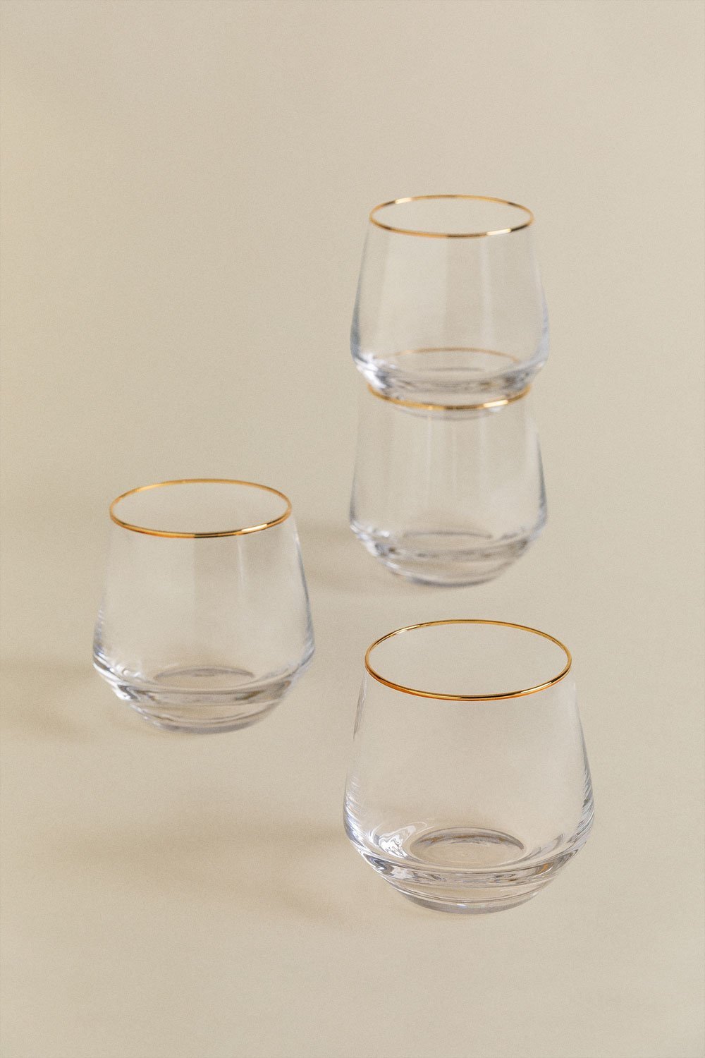 Set van 4 glazen drinkglazen 38 cl Arely, galerij beeld 2