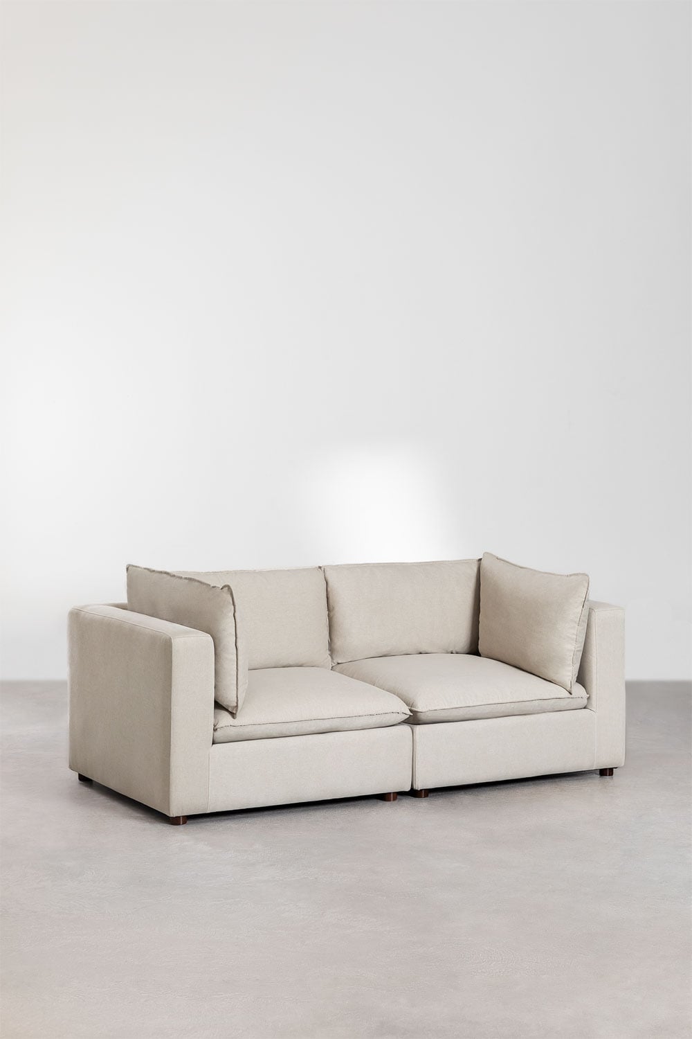 Estefan Style 2-delige modulaire bank met armleuningen, galerij beeld 3