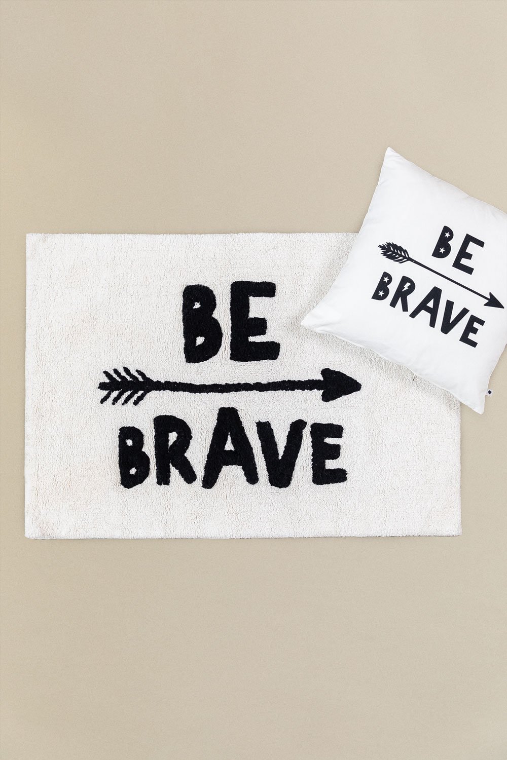 Katoenen vloerkleed (60x90 cm) Brave Kids, galerij beeld 3