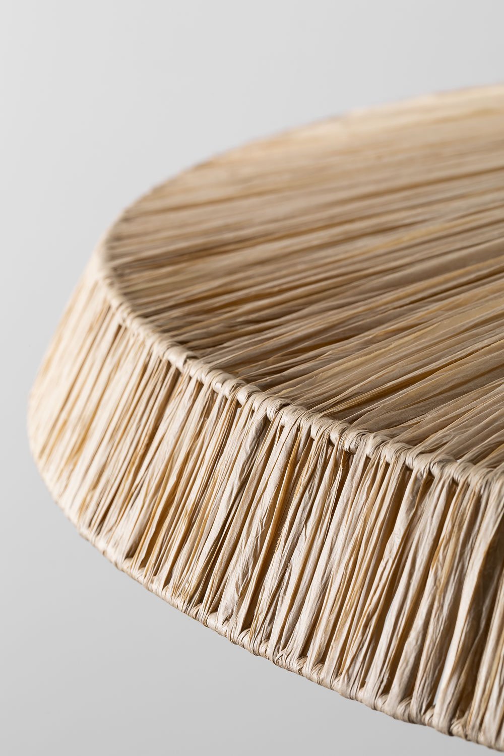Velcko hanglamp van raffia, galerij beeld 5