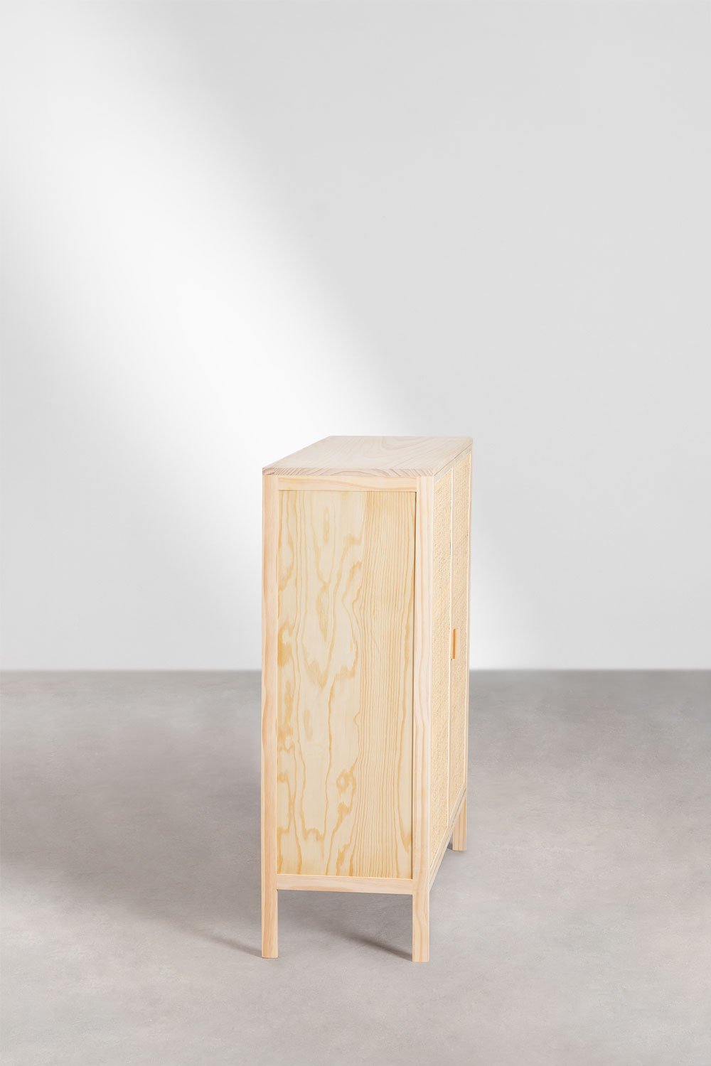 2-deurs dressoir in rotan en hout Reyna, galerij beeld 5