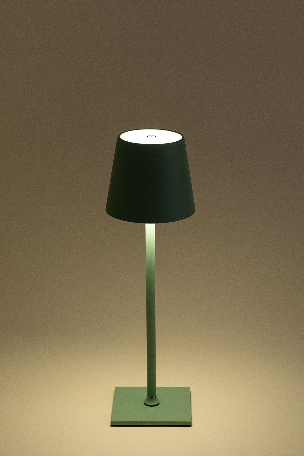 Draadloze LED-tafellamp van ijzer Bolvir, galerij beeld 3