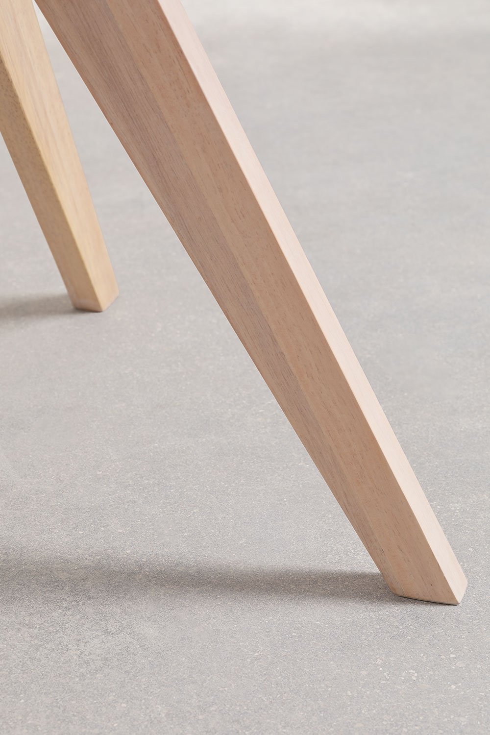 Ronde eettafel Ø100 cm in hout Sekiz, galerij beeld 4