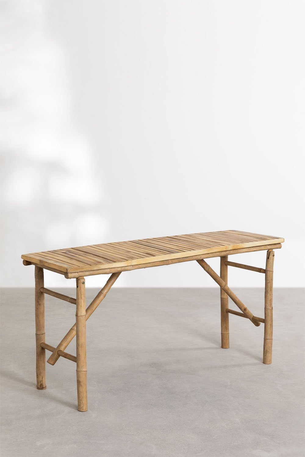 Bamboe sidetable (140x40 cm) Marie, galerij beeld 2