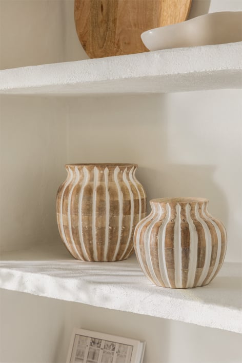 Bronte Keramische Vaas ↑20 Cm - Sklum