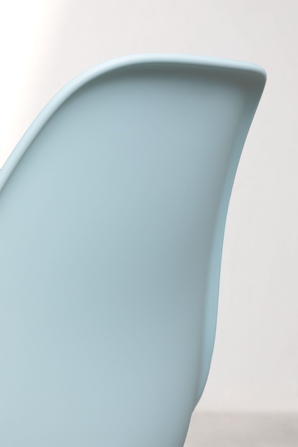 Set van 2 eetkamerstoelen in polypropyleen en beukenhout Scand Nordic, galerij beeld 6