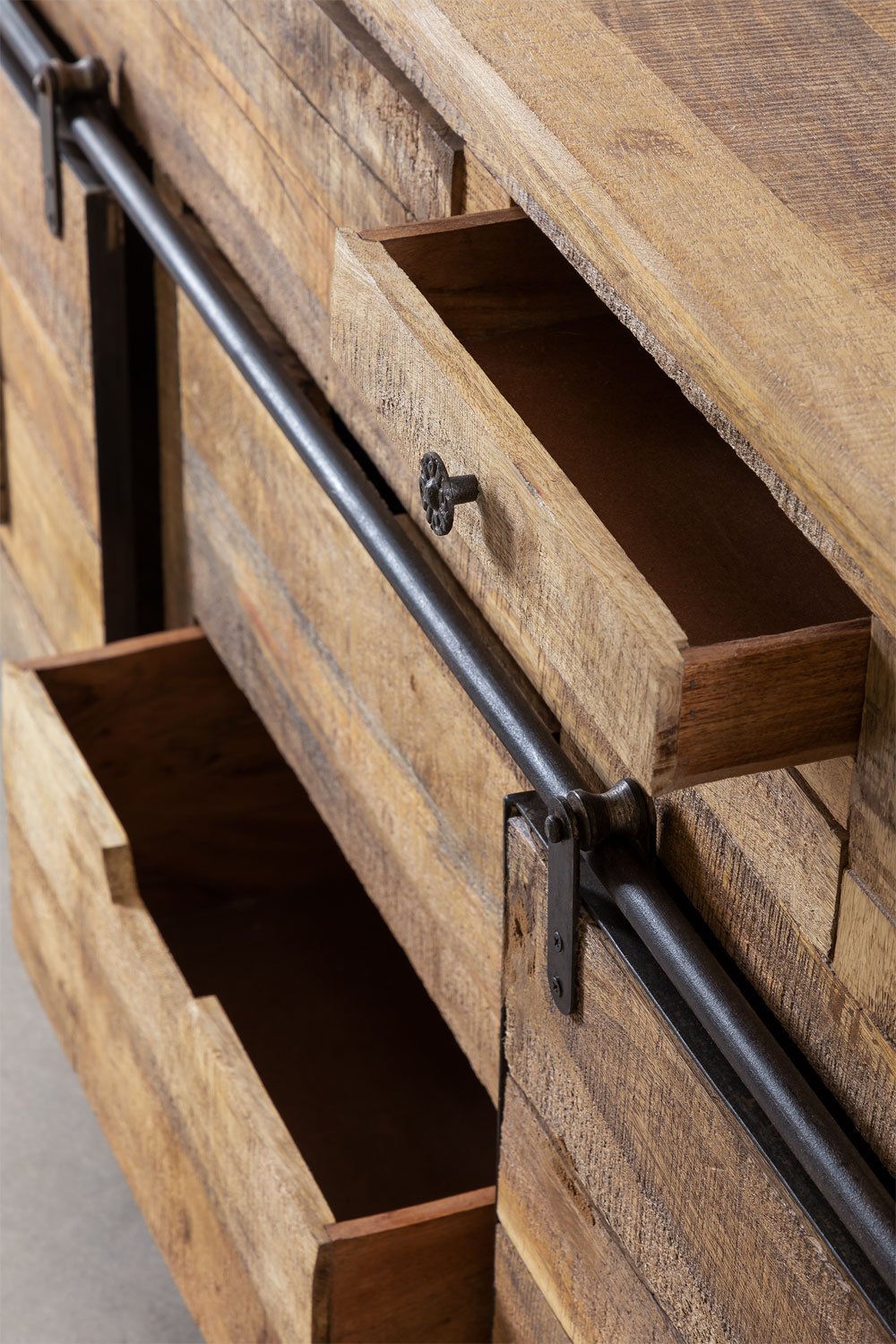 Uain mangohouten dressoir, galerij beeld 5