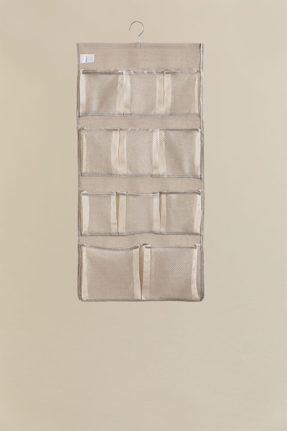 6-laags hangende organizer aan de deur, zwarte hangende mand, deurplank