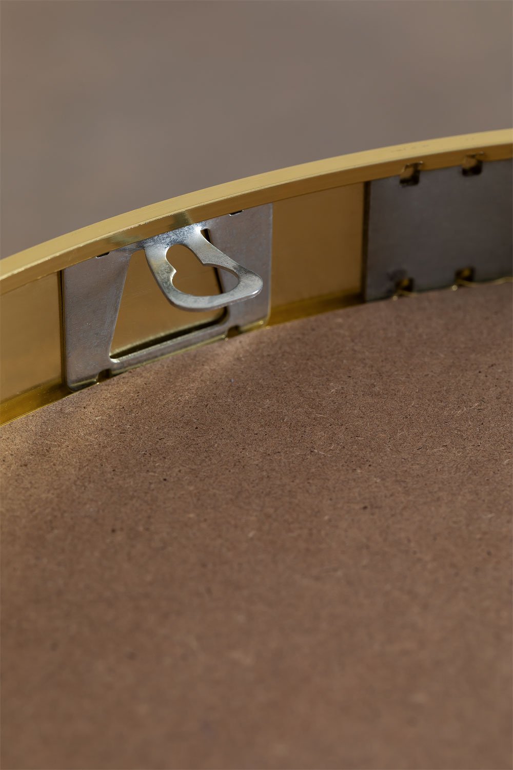 Ovale metalen wandspiegel Elsie Gold, galerij beeld 8