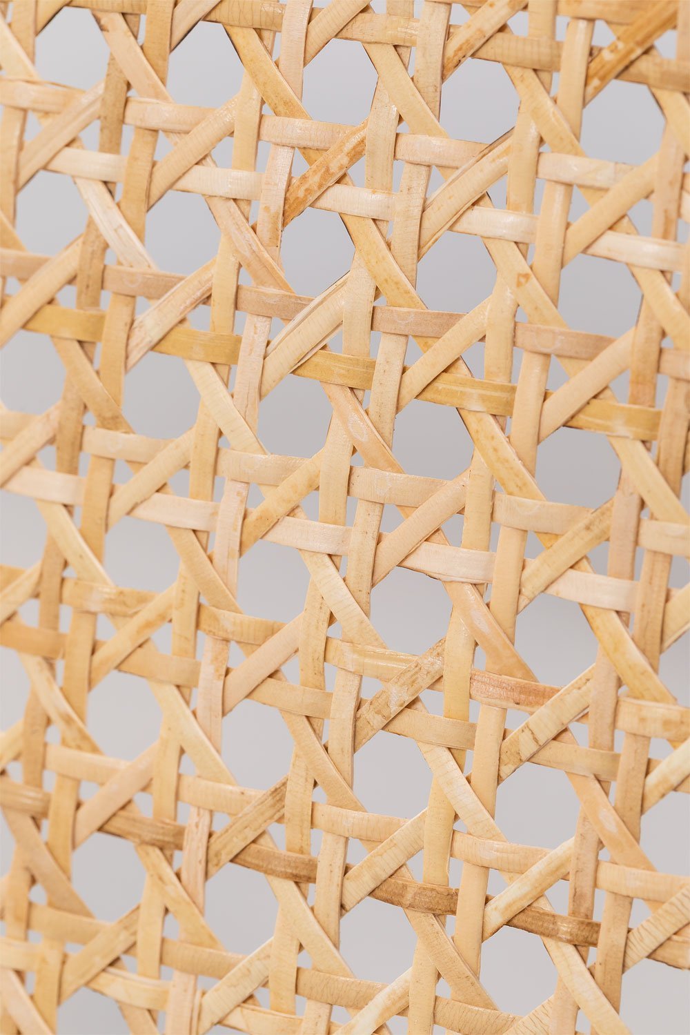 Eetkamerstoel in essen- en rotanhout gestoffeerd Lali, galerij beeld 6